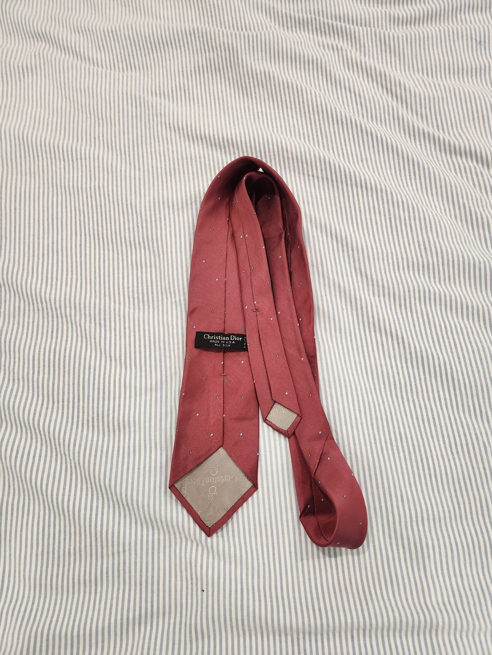 Dior Brooks Brothers Robert Talbot 3 Men's Silk Ties with Dots Pattern - Picture 2 of 6